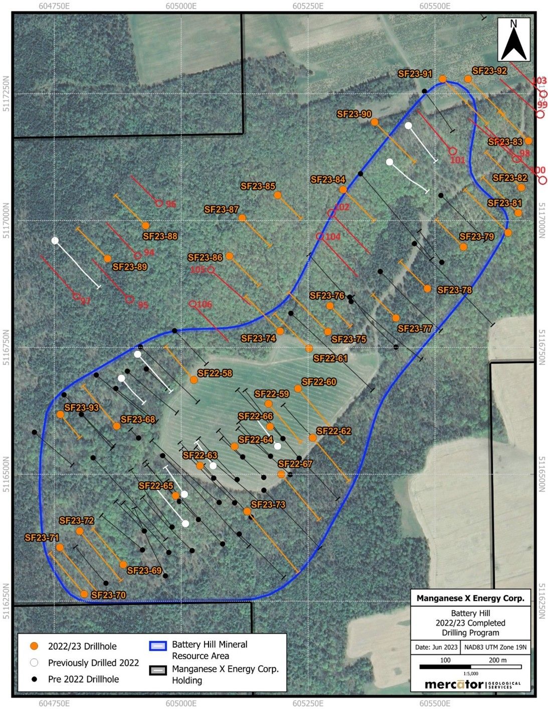 Completed Drilling Program – Manganese X Energy Corp.